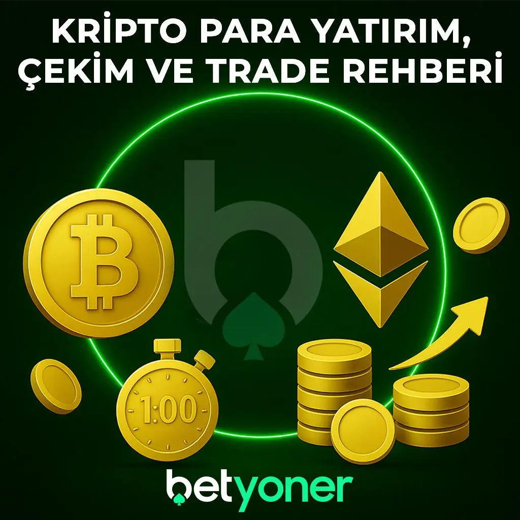 Betyoner Kripto Para Yatırım, Çekim ve Trade Rehberi