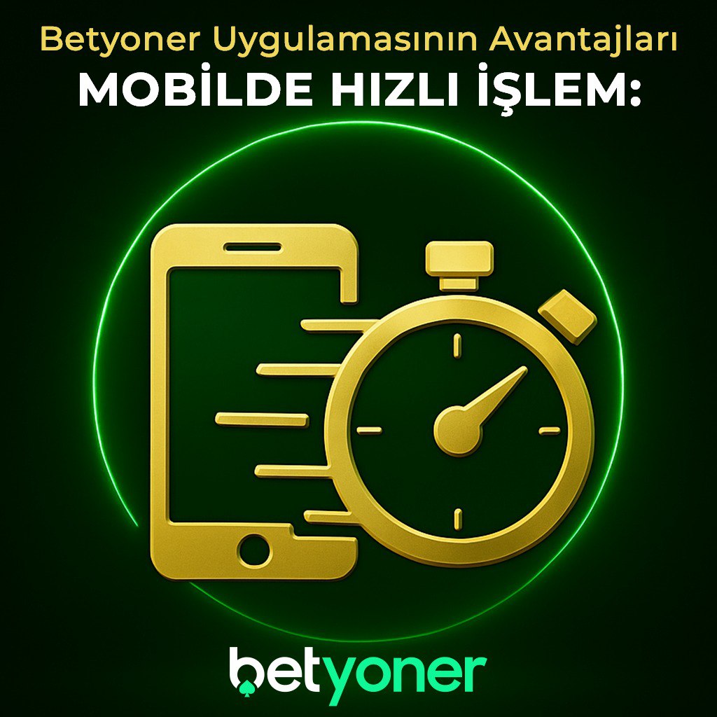 Betyoner mobilde hızlı işlem için mobil erişim linki