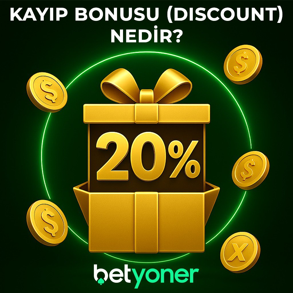 Betyoner'de %20 kayıp bonusu sizi bekliyor